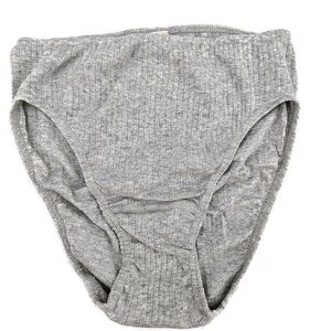 NWOT Engel Cotton Briefs Womens 46/48 L Grey Ribbed Underwear Panties
